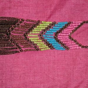 Funky bright long necklace